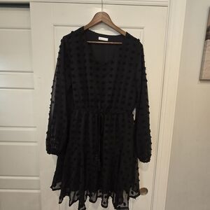 Black Polka Dot Dress